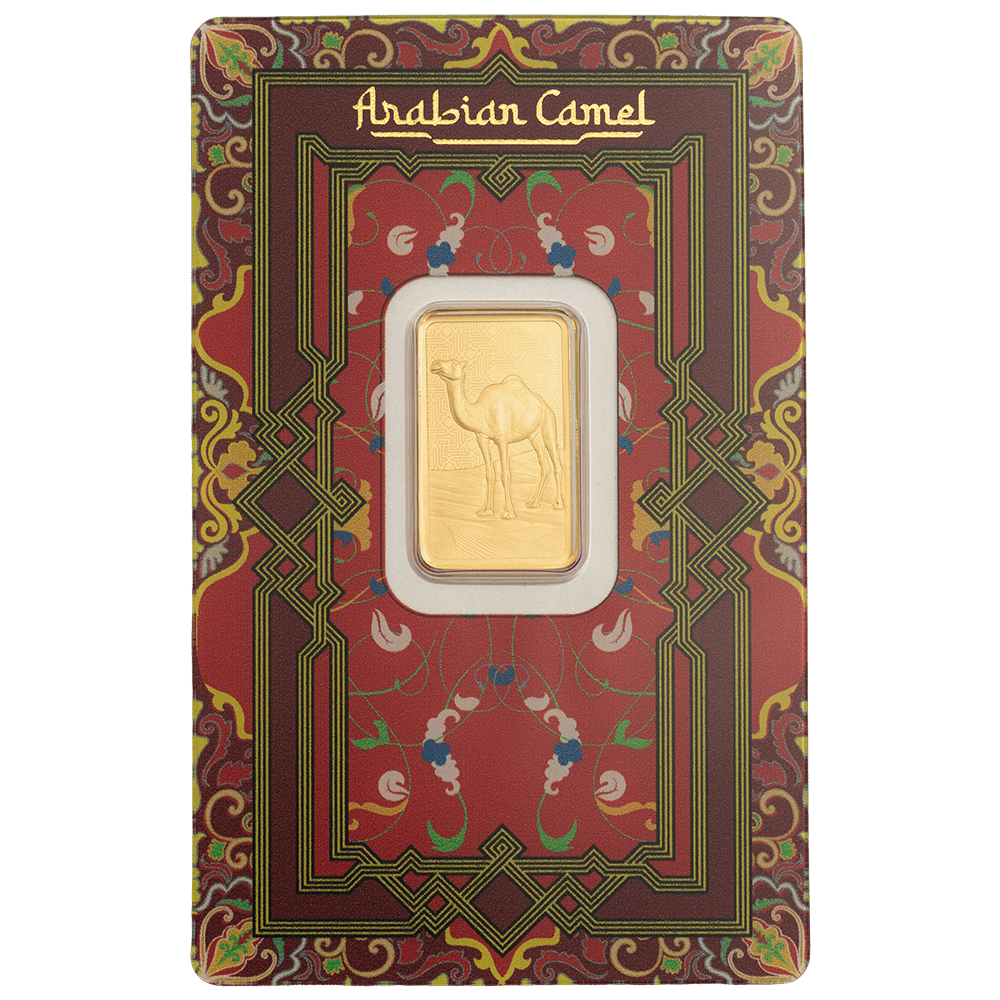 5 g Gold minted bar — view 1