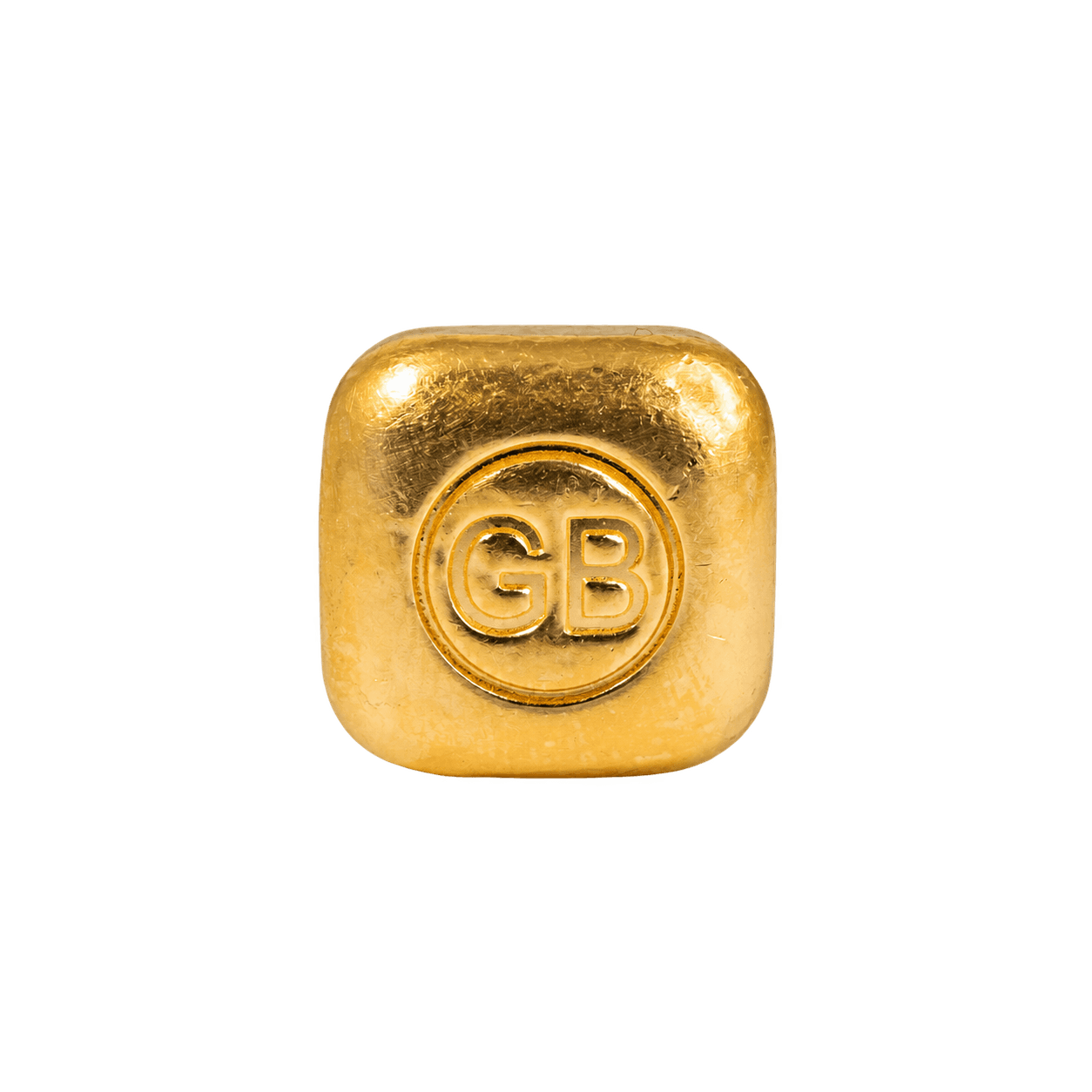 1 oz Gold cast bar — view 1
