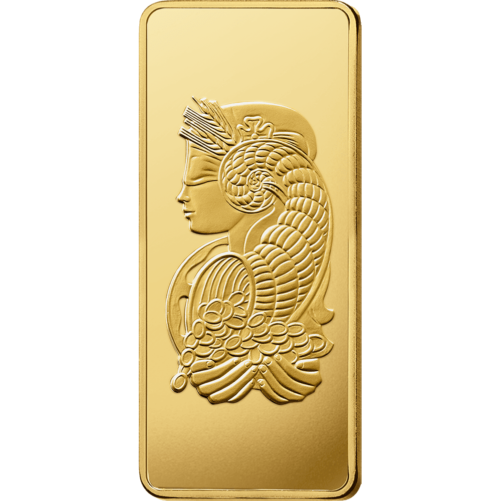 1 kg Gold minted bar — view 1