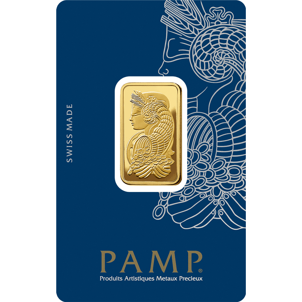 1/2 oz Gold minted bar — view 1